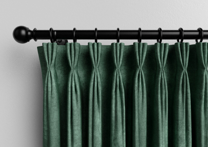 Florence Faux Suede, Fern Green - Made to Measure Curtains - Image 11